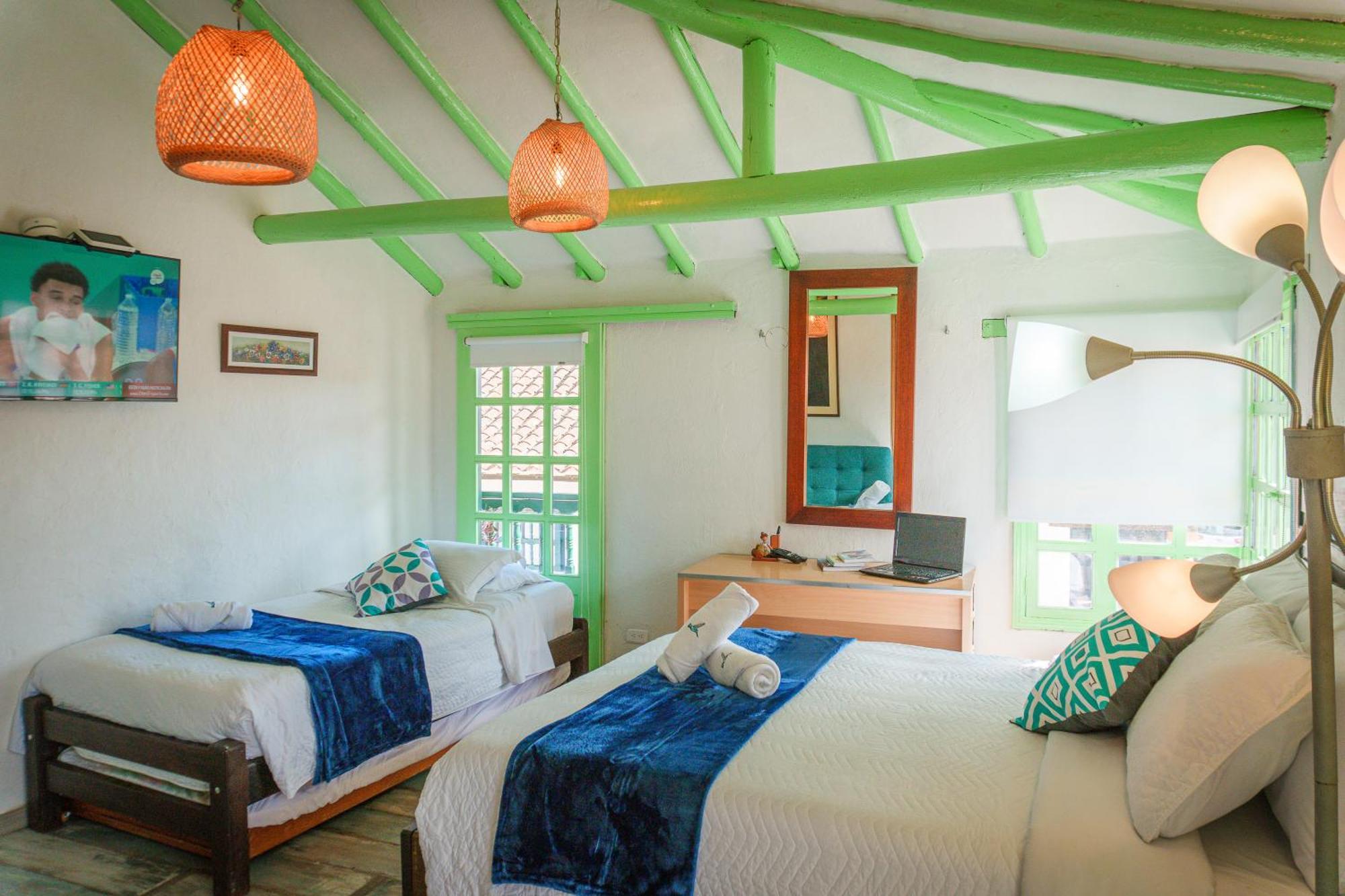 Apartamentos Y Habitaciones Le Colibri - Villa De Leyva Zewnętrze zdjęcie