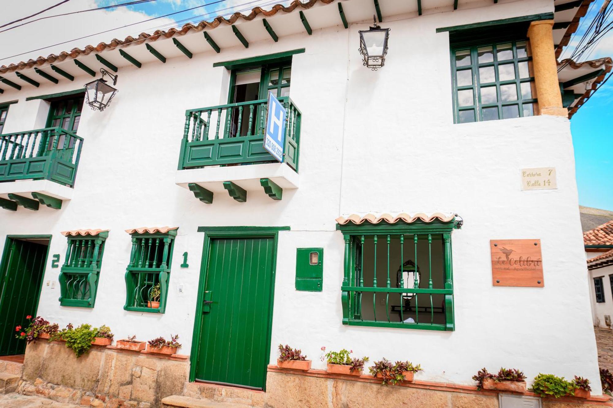 Apartamentos Y Habitaciones Le Colibri - Villa De Leyva Zewnętrze zdjęcie