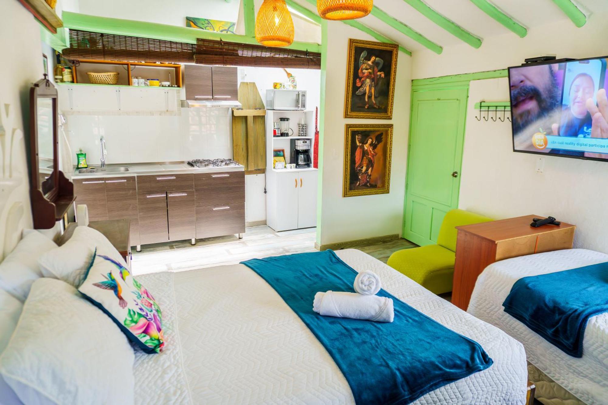 Apartamentos Y Habitaciones Le Colibri - Villa De Leyva Zewnętrze zdjęcie