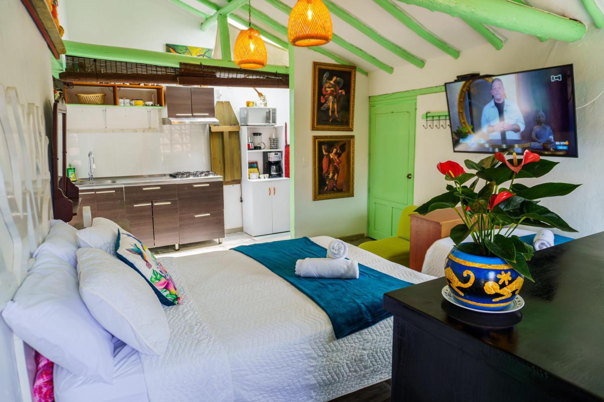 Apartamentos Y Habitaciones Le Colibri - Villa De Leyva Zewnętrze zdjęcie
