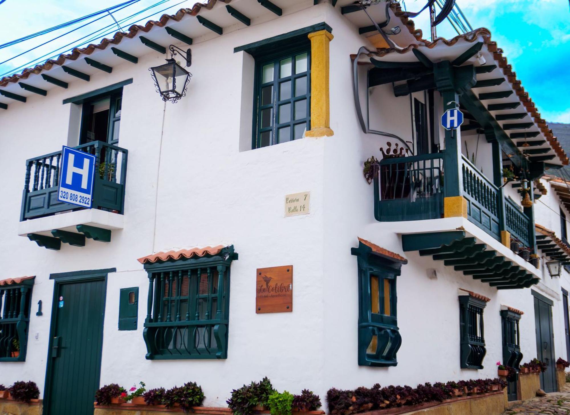 Apartamentos Y Habitaciones Le Colibri - Villa De Leyva Zewnętrze zdjęcie