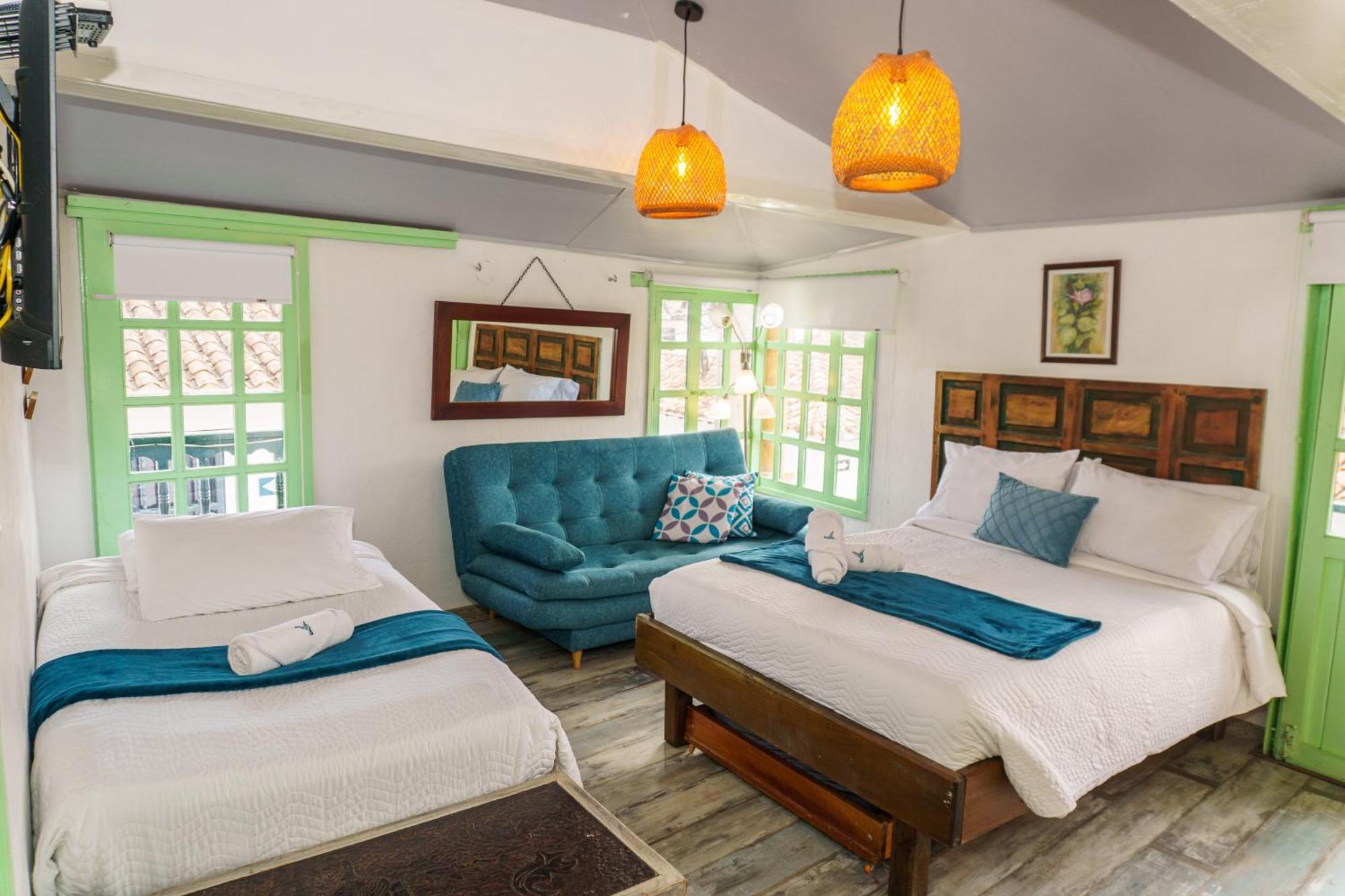 Apartamentos Y Habitaciones Le Colibri - Villa De Leyva Zewnętrze zdjęcie
